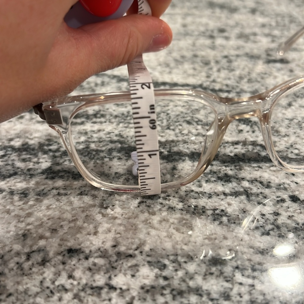 Clear Framed Distance Glasses - Picture 4 of 4